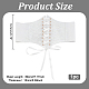 Cloth Wide Elastic Corset Belts AJEW-WH0505-62A-2