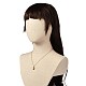 Collier pendentif coquillage cauri et perle naturelle pour adolescente femme NJEW-JN03717-02-7