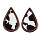 Grands pendentifs en cuir de vachette écologique FIND-S301-41C-10-3