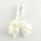 DIYの布ちょう結びとかわいい弾性赤ちゃんヘッドバンドヘアアクセサリー  ホワイト  105mm OHAR-Q002-04L-1