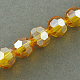 Chapelets de perles en verre électroplaqué EGLA-R016-2mm-16-1