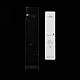 紙ブレスレットディスプレイカード  セロハンバッグ付き  手模様の長方形  ホワイト  カード：19.5x4x0.05センチメートル  バッグ：25x5x0.01センチメートル OPP-C002-09A-2