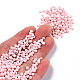8/0 Baking Paint Glass Seed Beads SEED-R051-07B-05-4
