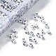 288g 26 perles acryliques blanches de style SACR-X0015-15-5