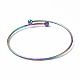 Placage ionique (ip) réglable 304 fabrication de bracelet de manchette en fil d'acier inoxydable MAK-F286-02MC-3