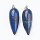Lapis-lazuli naturelles ont fait pendentifs G-F705-01F-P-2