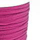 ナイロン糸  ラットテールサテンコード  赤ミディアム紫  1mm程度  約76.55ヤード（70m）/ロール NWIR-Q010A-129-3