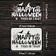 FINGERINSPIRE Happy Halloween Wicked Stencil DIY-WH0202-324-2