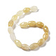 Natural Topaz Jade Beads Strands G-P520-C13-01-3