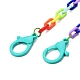 Collares de cadena de cable de acrílico personalizados NJEW-JN02899-03-2