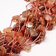 Natural Carnelian Dyed Pig Head Bead Strands G-P071-32-1