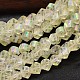 Electroplate Faceted Twist Glass Beads Strands EGLA-J095-M-2