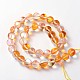 Dyed Synthetic Moonstone Round Beads Strands G-L376-10mm-B03-2
