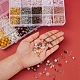 Kit de fabrication de bijoux en perles de pierre mélangées bricolage DIY-YW0004-62-6