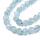 Chapelets de perles en aigue-marine naturelle X-G-S345-6mm-014-3