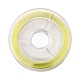 強い伸縮性のあるビーディング弾性糸  フラット弾性クリスタルストリング  黄緑  0.8mm  約10.93ヤード（10m）/ロール EW-N002-03-2