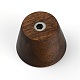 木製ハンガーフック  鉄ネジとプラスチックプラグアクセサリー付き  ココナッツブラウン  49.5x34.5mm AJEW-WH0182-94B-3