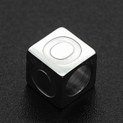 Европейские бусины из нержавеющей стали 201 STAS-N090-LA062-O