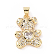 Латунные микро проложить кубического циркония подвески KK-C012-04G-08
