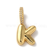 Латунные микро проложить кубического циркония подвески KK-K345-13K-G