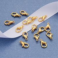 Zink-Legierung Schmuck Zubehör goldenen Karabinerverschlüsse X-E102-G