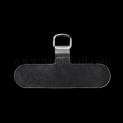 Patch de lanière de téléphone portable tpu, connecteur de sangle de téléphone pièce de rechange languette d'attache pour la sécurité du téléphone portable, en forme de T, clair, 3.45~3.5x6~6.05x0.06 cm, 3.45~3.5x6~6.05x0.06 cm, Trou: 9x7mm