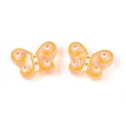 Perles en verre transparentes&nbsp;GLAA-T025-20F