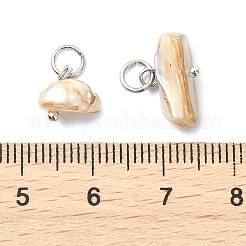 Naturali di acqua dolce pendenti shell&nbsp;PALLOY-JF05874-01
