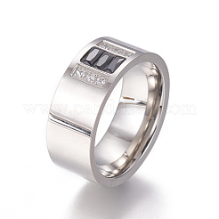 Fingerringe aus Edelstahl 304&nbsp;RJEW-F098-02P