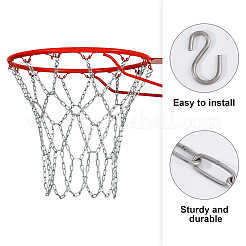 Filet de basket-ball en acier inoxydable 201&nbsp;AJEW-WH0709-338B