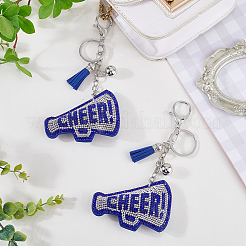 2 llavero de aleación con rhinestone&nbsp;KEYC-SP0001-17A