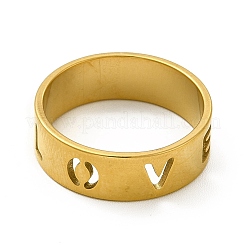 Anillos de acero inoxidable con revestimiento iónico (IP) 201&nbsp;RJEW-G278-23G