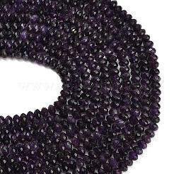Natürlichen Amethyst Perlen Stränge&nbsp;G-C280-A07-02