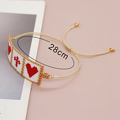 Braccialetti religiosi con perline di vetro&nbsp;XZ2027-1