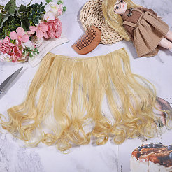 Pp Puppenperücke langes lockiges Haar&nbsp;DIY-WH0591-249B-12