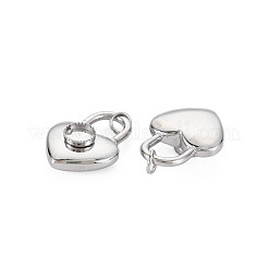 Pendentifs en acier inoxydable 304 avec monture en émail&nbsp;STAS-N097-138P
