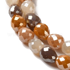 Fili di perle di vertro placcato&nbsp;GLAA-B013-01G