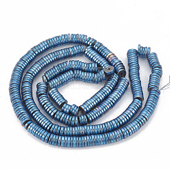 Electroplate non magnetici ematite sintetico fili di perline&nbsp;G-T061-142A