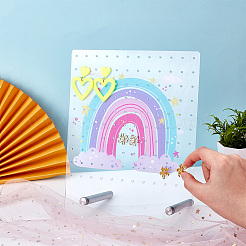 Acrylohrring Displayständer&nbsp;EDIS-WH0016-027