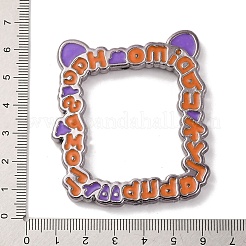Cadre de perles acryliques de placage uv&nbsp;MACR-F080-12