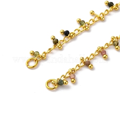 Laiton chaîne porte-câble fabrication de collier&nbsp;KK-K337-12G-15