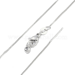Collane con cursore regolabile in catena di ottone per donna&nbsp;NJEW-U008-05P
