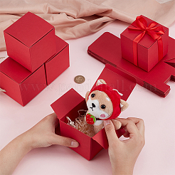 10 Uds. Cajas de regalo de joyería de cartón de papel kraft&nbsp;CON-WH0001-25B