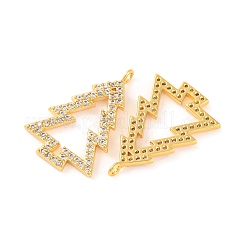 Pendentifs en laiton zircon cubique transparent&nbsp;KK-U017-07B-G