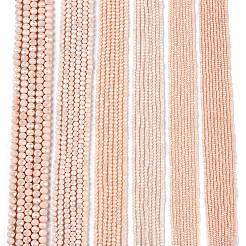 Chapelets de perles en verre électroplaqué&nbsp;EGLA-A044-P1mm-B05