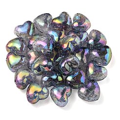 Perles en acrylique transparentes craquelées&nbsp;OACR-P010-14B