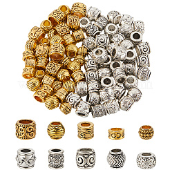 100 stücke 10 stile legierung europäischen perlen&nbsp;FIND-SP0003-94