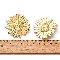 Orecchini a bottone in acciaio inossidabile 304&nbsp;EJEW-G422-03G