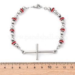 201 bracelets à maillons en acier inoxydable&nbsp;BJEW-A032-01P-03