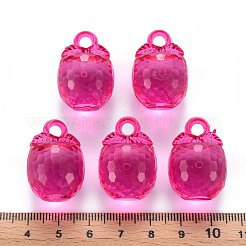 Pendentifs acryliques transparents sur le thème de l'automne&nbsp;TACR-T024-04B-906